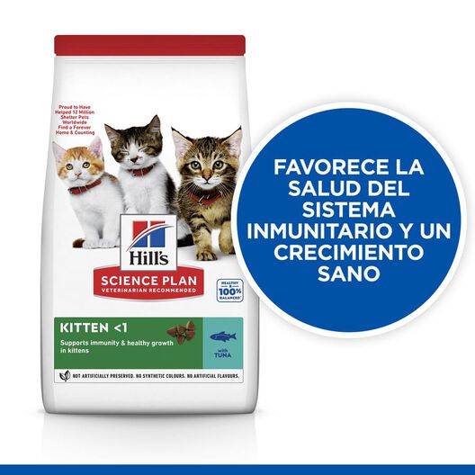 Hill's Science Plan Kitten Atún pienso, , large image number null